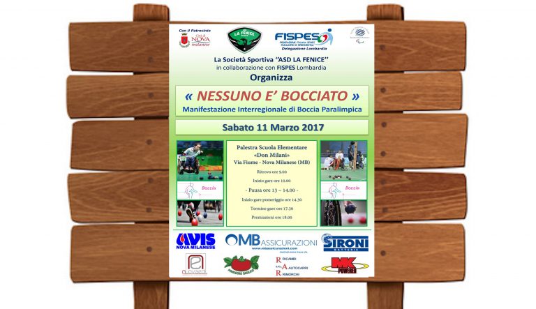 Boccia paralimpica a Nova Milanese