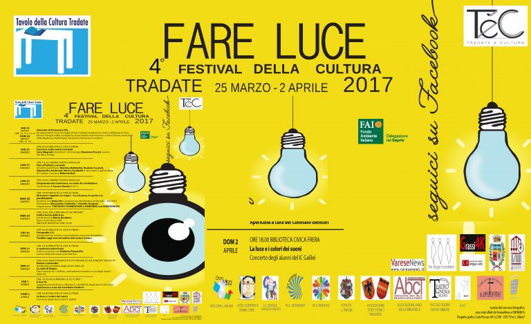 Dal 25 marzo a Tradate…si fa luce