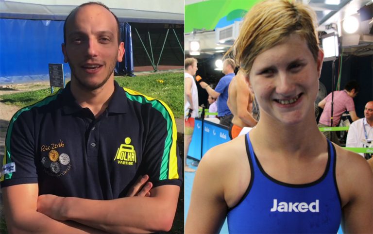 Tricolori varesini nel cielo azzurro sul nuoto paralimpico