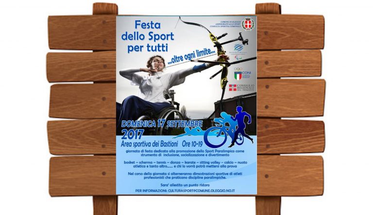 Domenica a Oleggio “Festa dello sport oltre ogni limite”