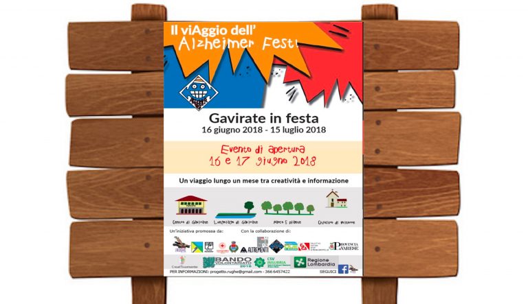 Alzheimer fest seconda edizione. Da sabato per un mese a Gavirate