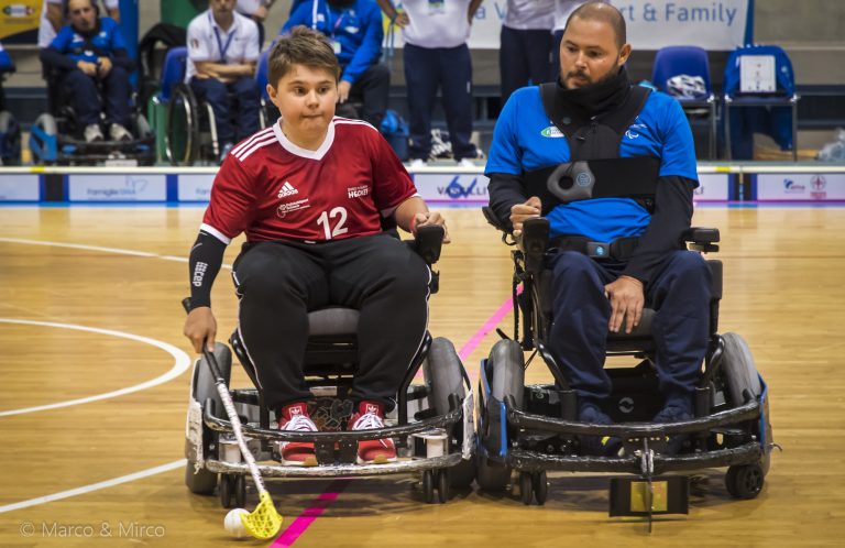 Mondiali di powerchair hockey: Italia-Svizzera 9-5 Mondiali di powerchair hockey: Italia-Svizzera 9-5
