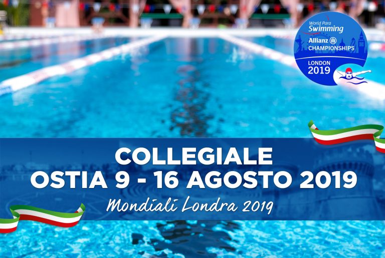 Mondiali nuoto paralimpico: raduno degli azzurri al Polo Natatorio di Ostia