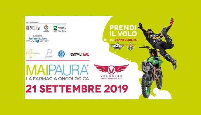 Sabato prossimo mototerapia a Volandia. Mai paura di prendere il volo!