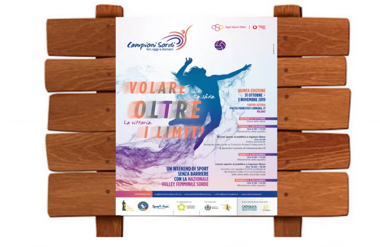 Italia volley sorde a Milano per…”Volare oltre i limiti”!