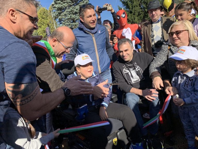 Induno Olona ha un parco giochi…per tutti i bambini