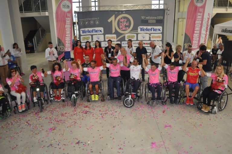 Giro d’Italia di handbike: ad Assisi tutte le maglie del decennale