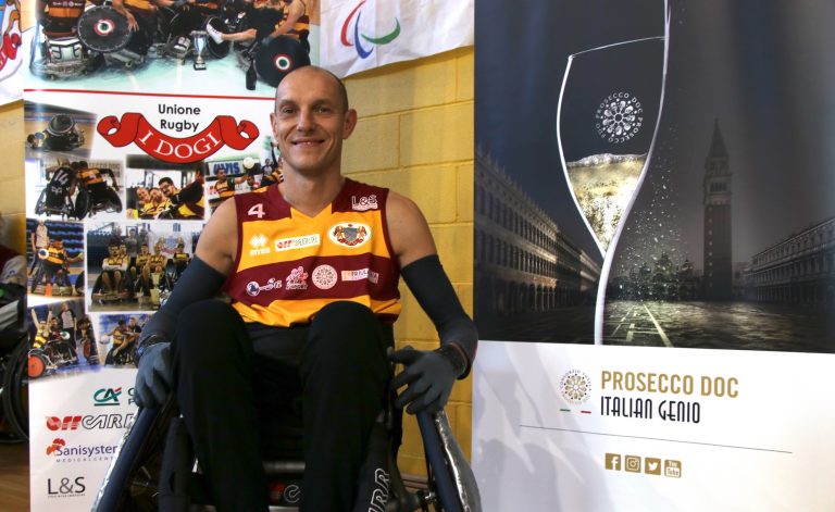 Davide Giozet Doge del wheelchair rugby:”Più luce per tutti!”