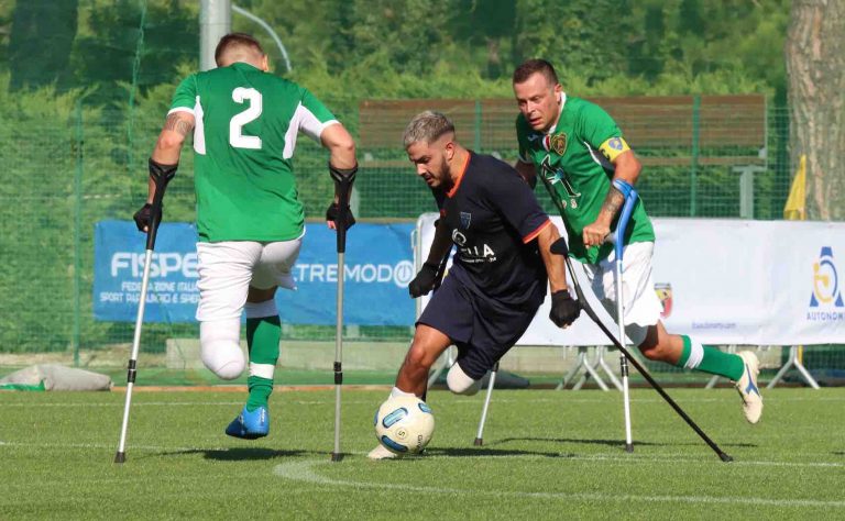 Calcio amputati: a Grottaglie la sfida per lo scudetto 2020