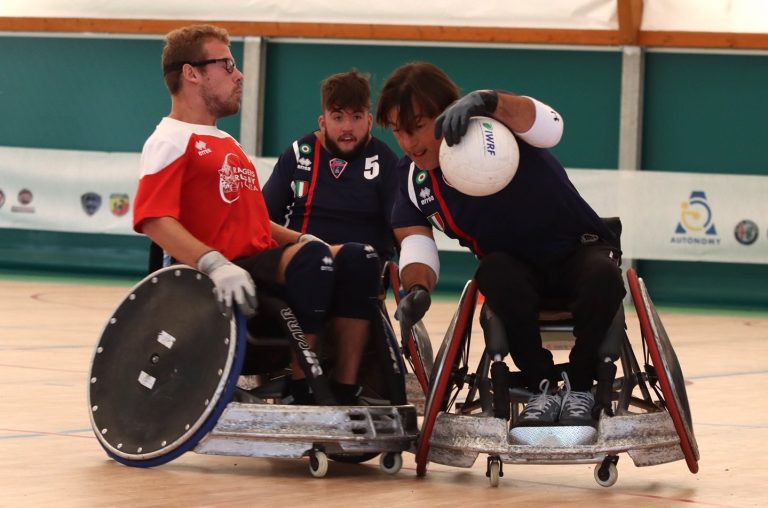 Rugby in carrozzina: sabato si gioca per la Super Coppa Italiana