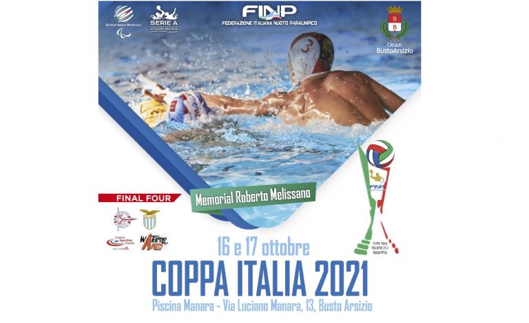 Pallanuoto paralimpica a Busto Arsizio per la final four di Coppa Italia
