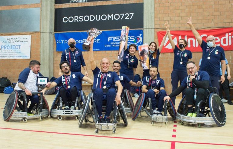 Rugby in carrozzina: al Padova anche la Coppa Italia