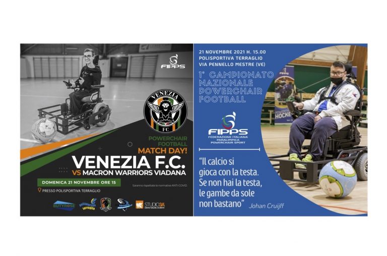 Al via il 1° campionato nazionale di calcio in carrozzina elettrica