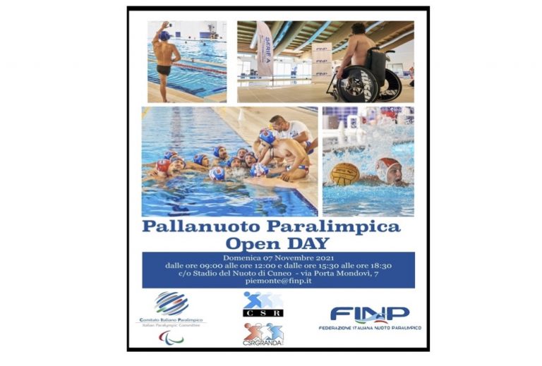 Domenica a Cuneo open day dedicato alla pallanuoto paralimpica